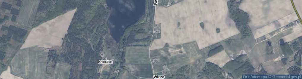 Zdjęcie satelitarne Wilcze Góry ul.